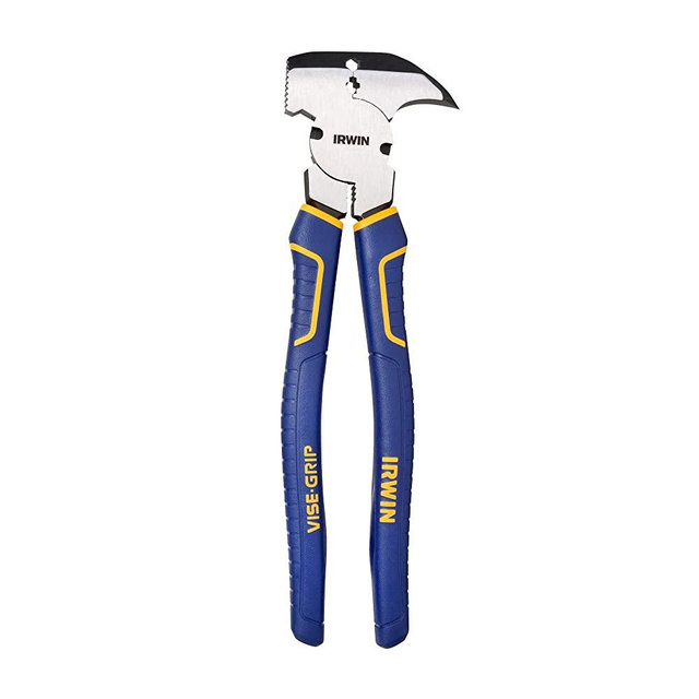 IRWIN VISE-GRIP Pliers, Fencing, 10-1/4-Inch (2078901) , Blue