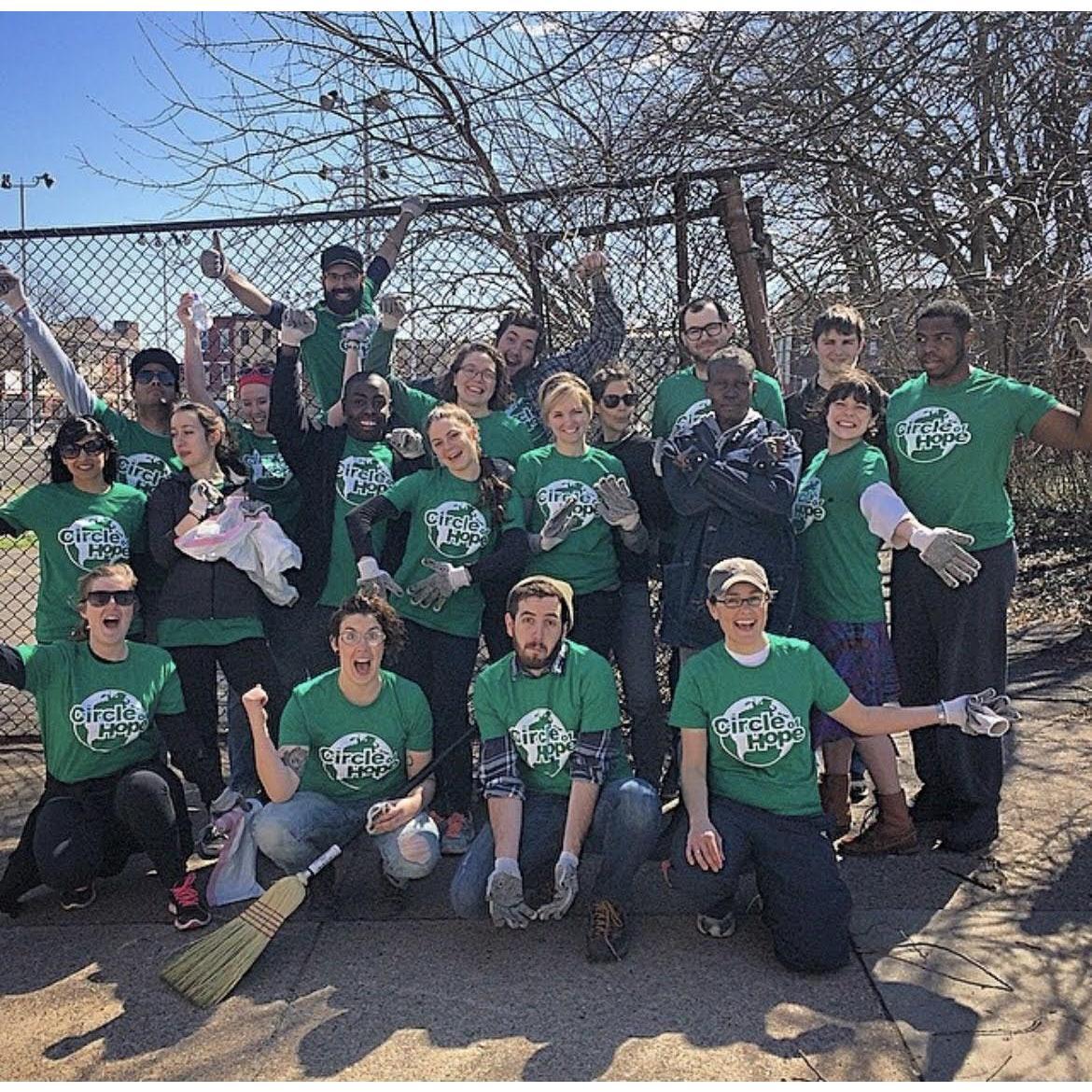 Spring clean up, April 2015.