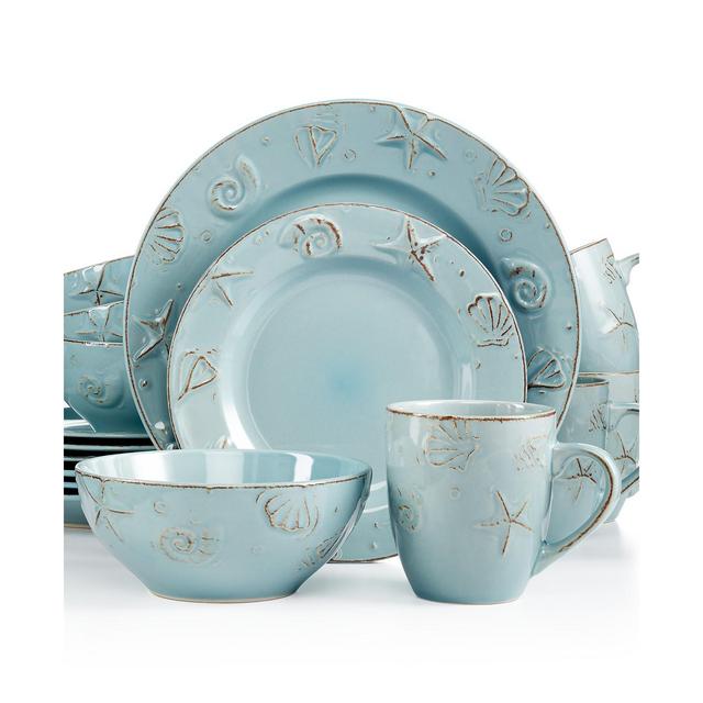 Thomson Pottery Cape Cod 16-Pc. Set, Service for 4