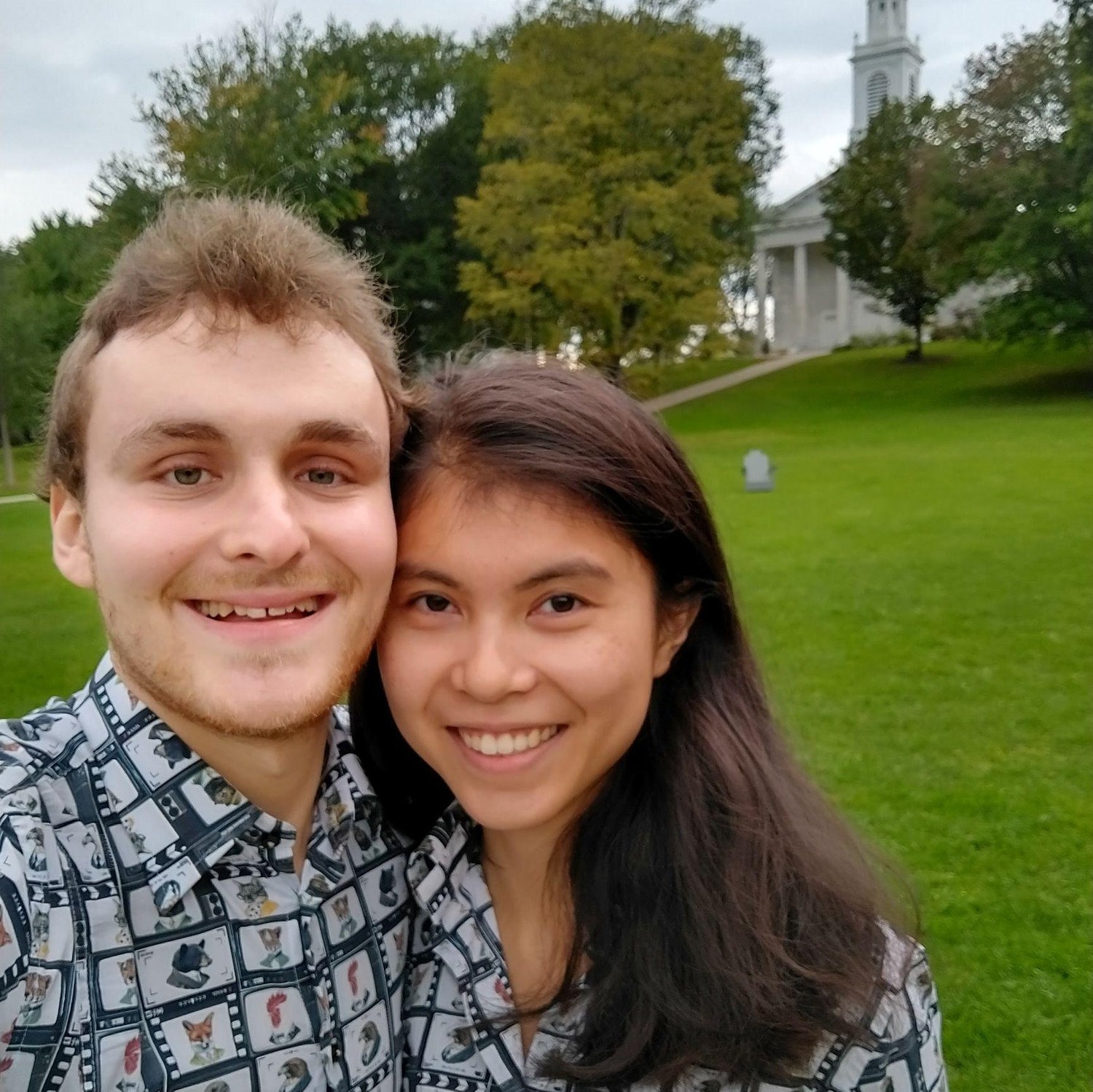 Visiting Middlebury, Vermont (David's alma mater) in 2021