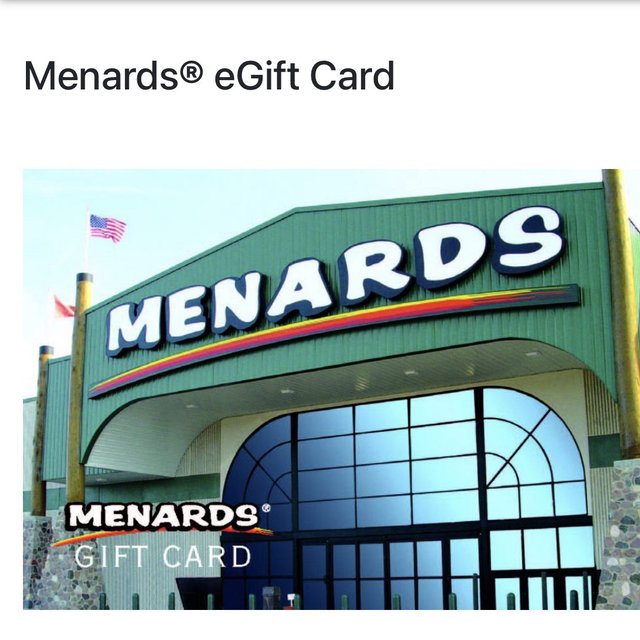 Menards Gift Card