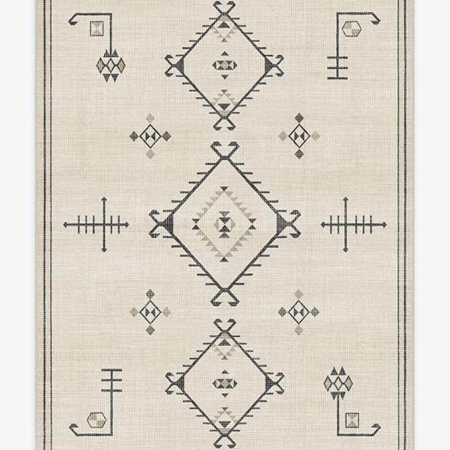 Damali Black & White Rug 8x10