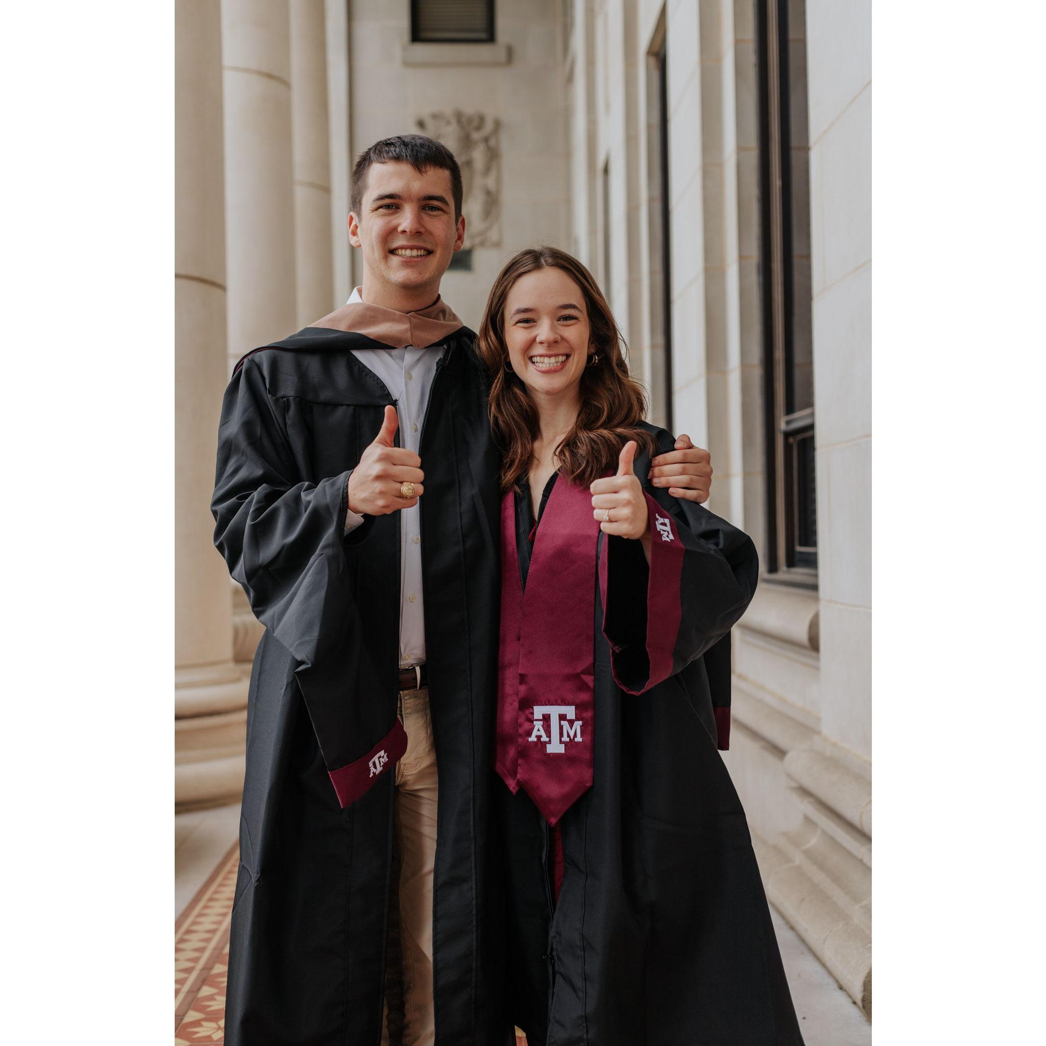 Oren and McKinley graduated from Texas A&M together.