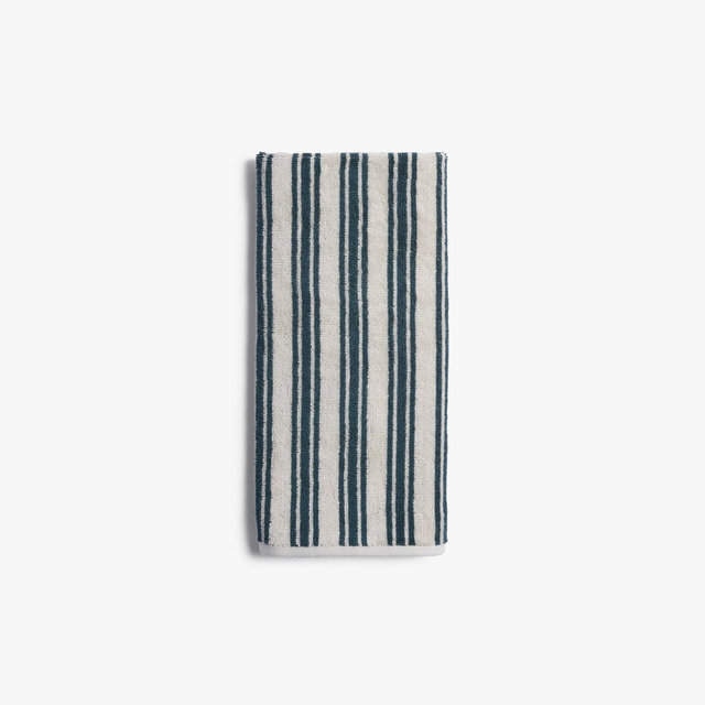 Striped Supersoft Bath Hand Towel Parchment & Cove - Parachute for Target