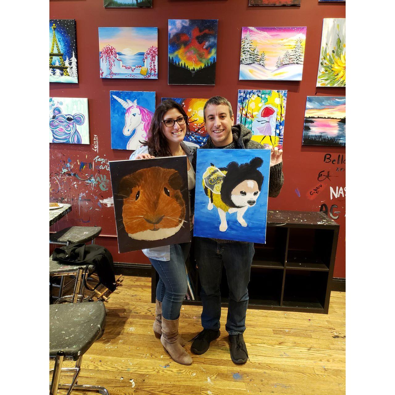 Paint and sip!