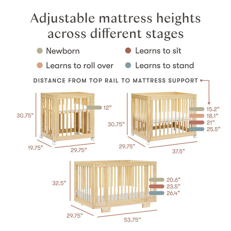 Babyletto, Yuzu 8-in-1 Convertible Crib with All-Stages Conversion