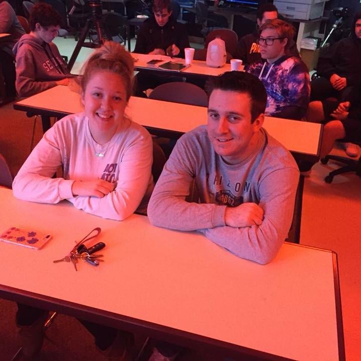 Brad & Amber Dawn on their first date at the observatory in Carson City, 2018