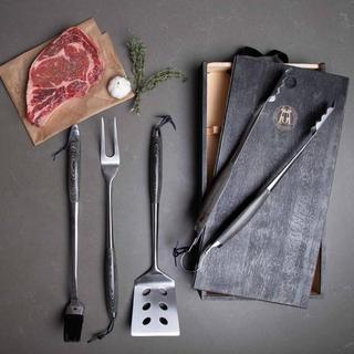 Bonded Ash 4-Piece Grill Set