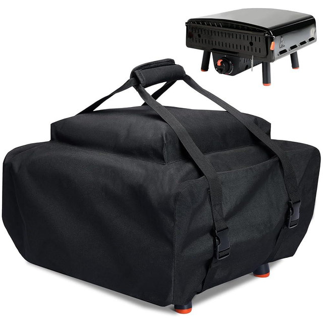 Waterproof Carry Cover for Blackstone (Leggero) Pizza Oven 2238 2379 5967, Tabletop Pizza Oven Accessories, Windproof with Bottom Drawstrings, UV Resistant with Heavy-Duty 600D PVC Fabric (Cover Only)