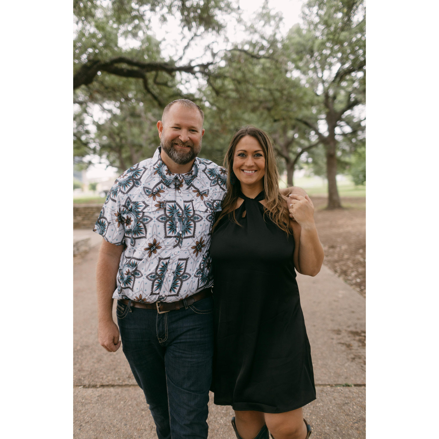 Our Engagement Photo Session at Town Lake in Downtown Austin!