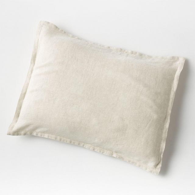 Oversized Textural Woven Lumbar Throw Pillow Cream - Threshold™