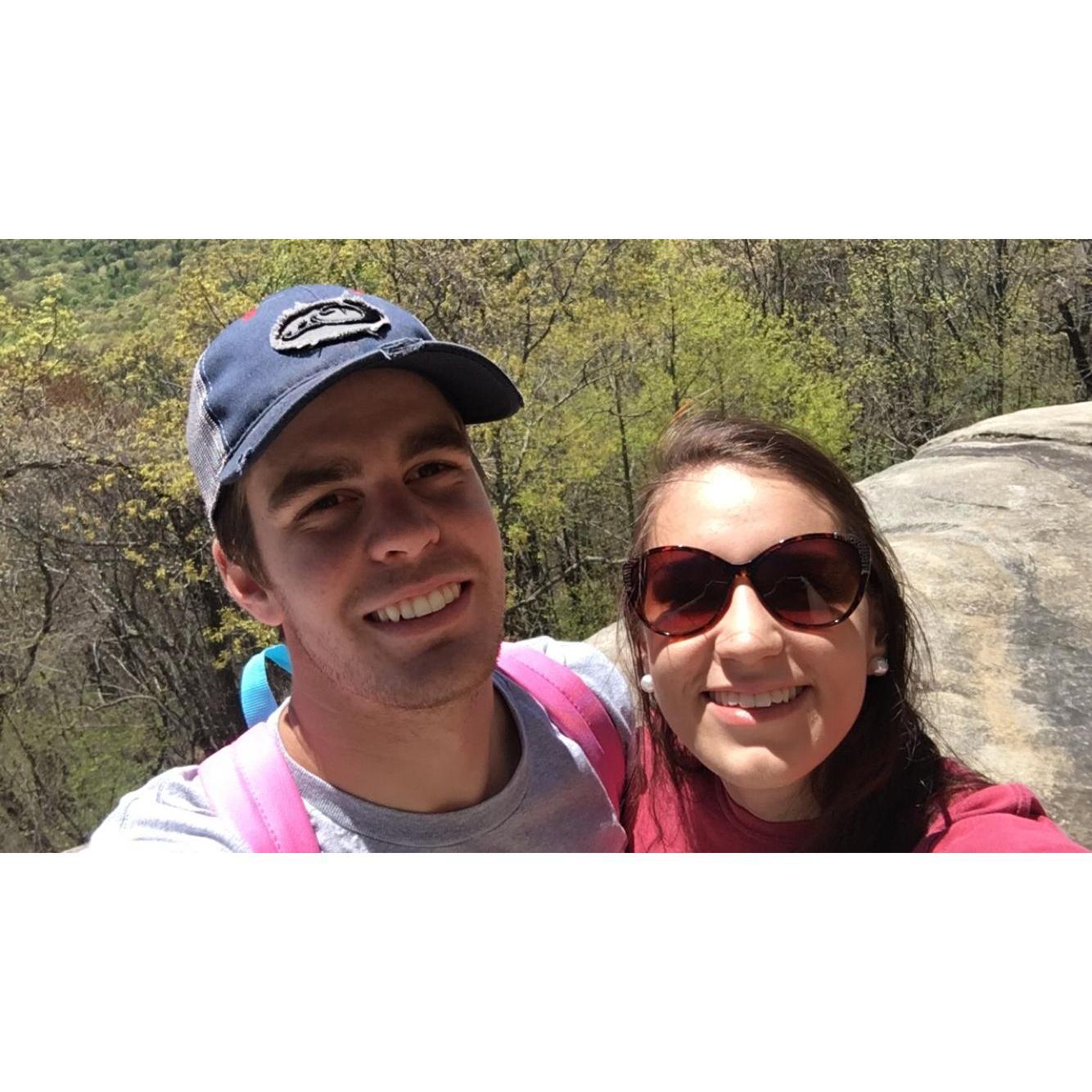 Hiking near Lake Hartwell (2016)