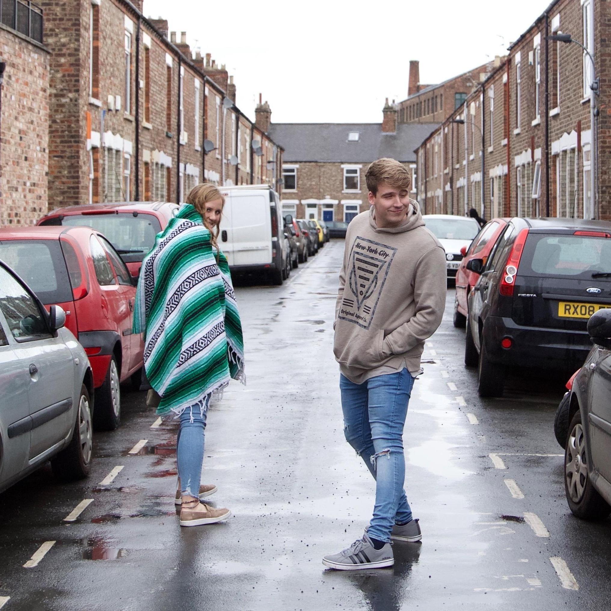 York, England / One of our first photos together before we started dating.