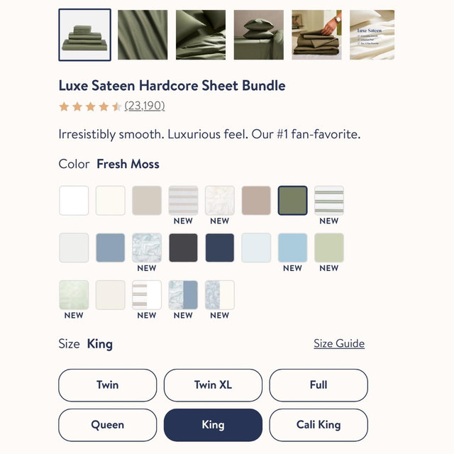 Luxe Sateen Hardcore Sheet Bundle