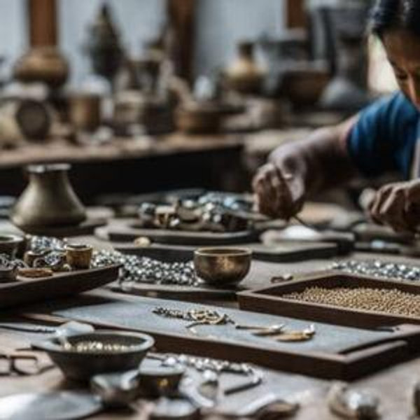 Batik painting or silver jewelry workshop Bali