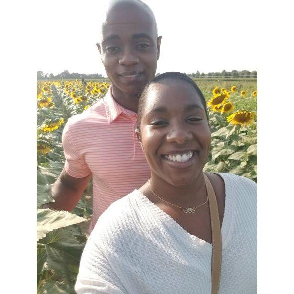 A field of sunflowers, light, and love.