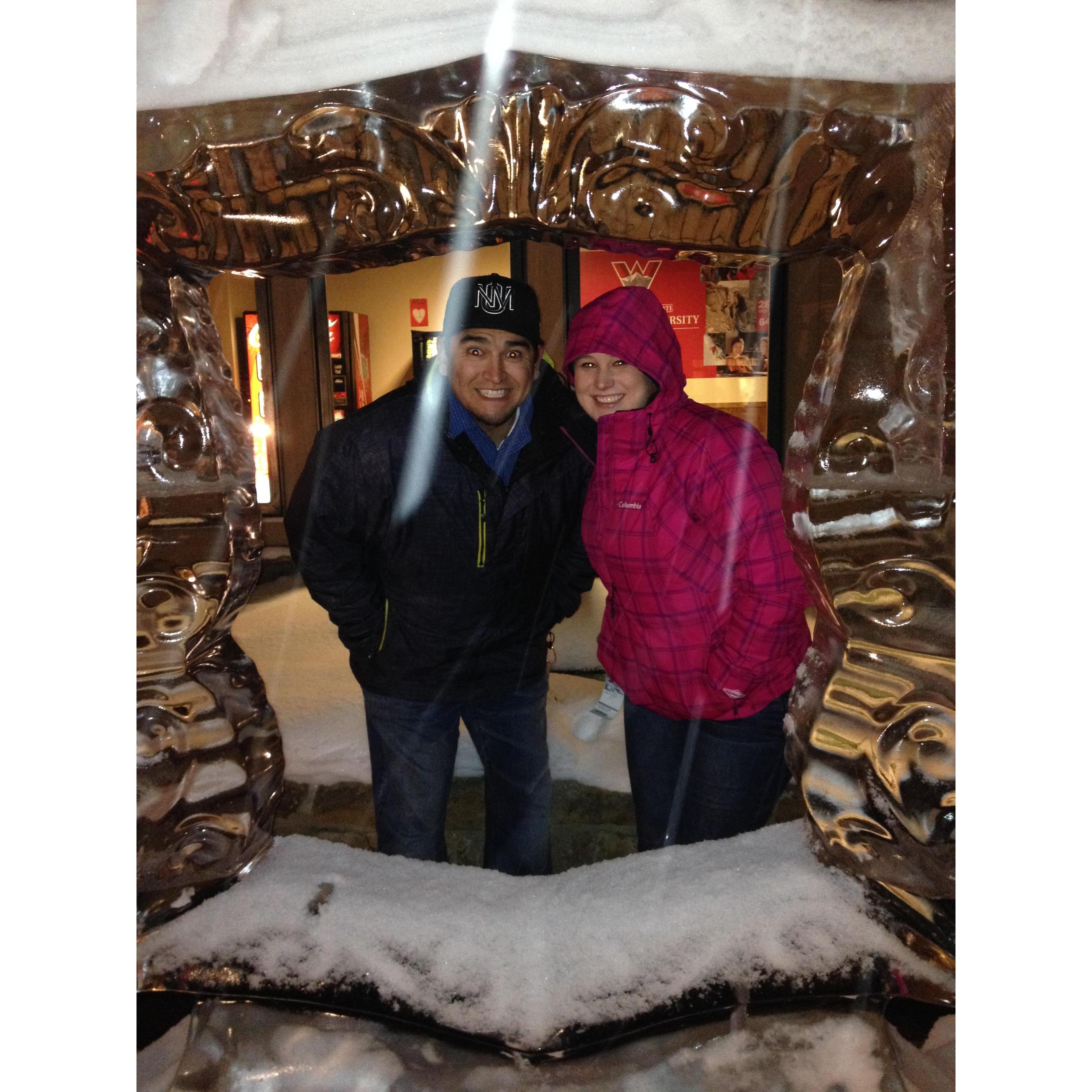 Ice frame in Keystone
