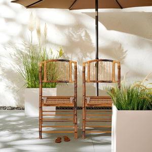 Bamboo Folding Chairs (6)