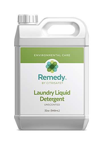 CitriSafe Remedy Laundry Liquid Detergent - Environmentally-Friendly Concentrated Laundry Detergent for Dirt and Mold - 32oz