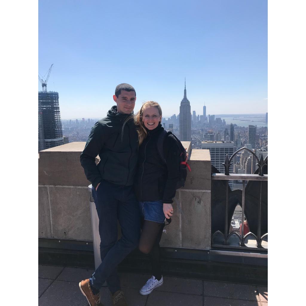 At the Top of the Rock in NYC!