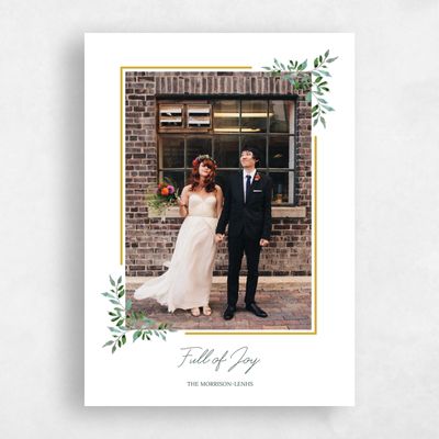 Mustard, Yellow Holiday Card - Wimberly