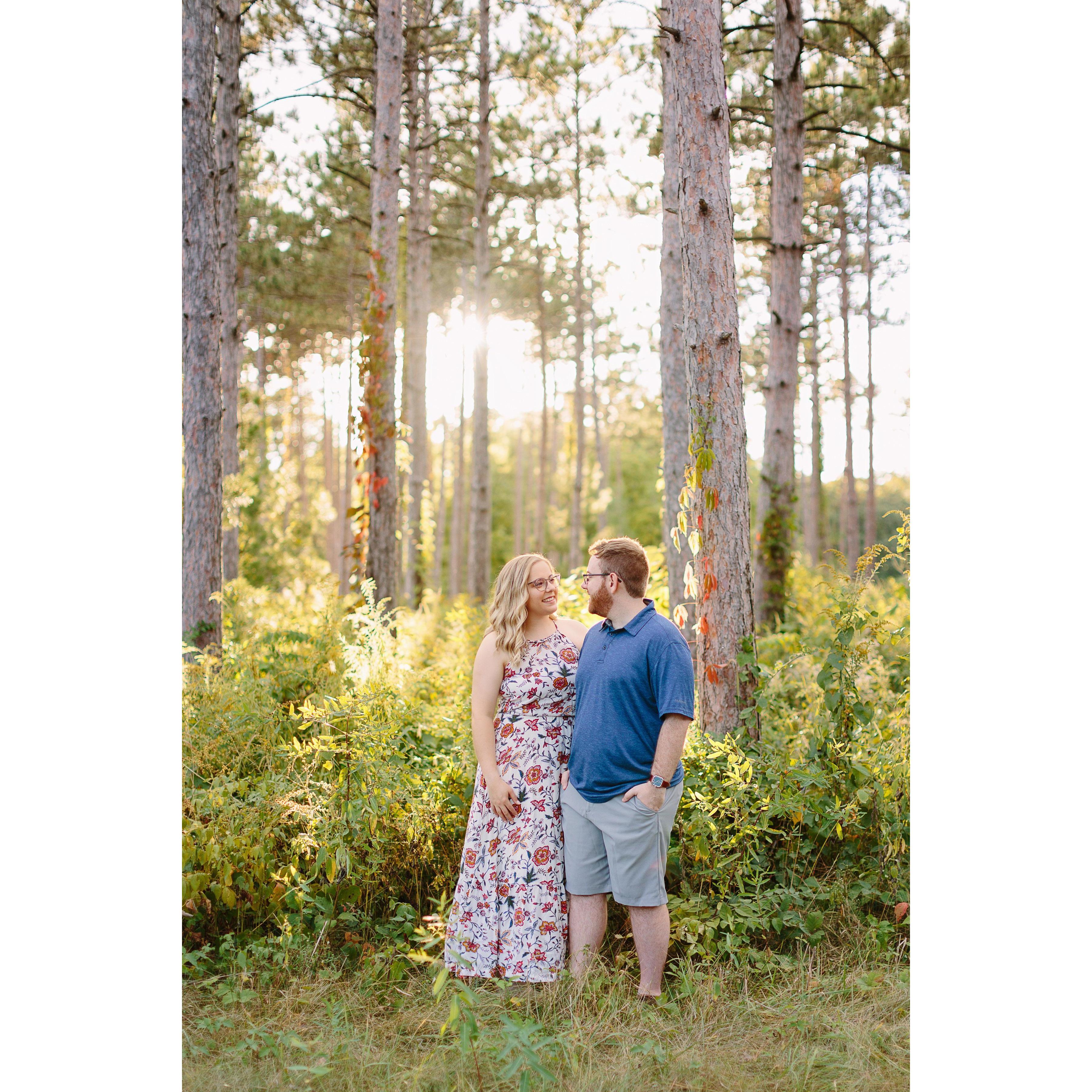 Sept. 2021 - Engagement photo shoot!
Also celebrated 5 years in there somewhere!