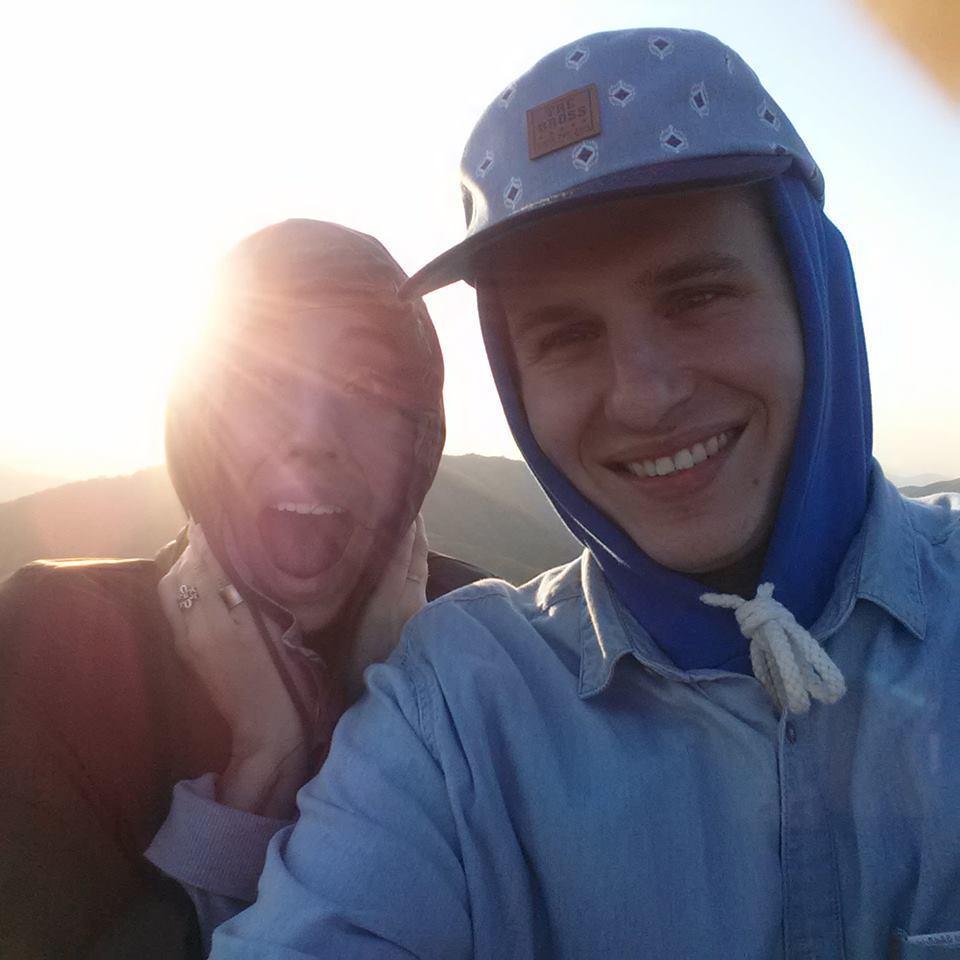 Prior to our paragliding adventure with Sujin & GaHee. (May 2014)