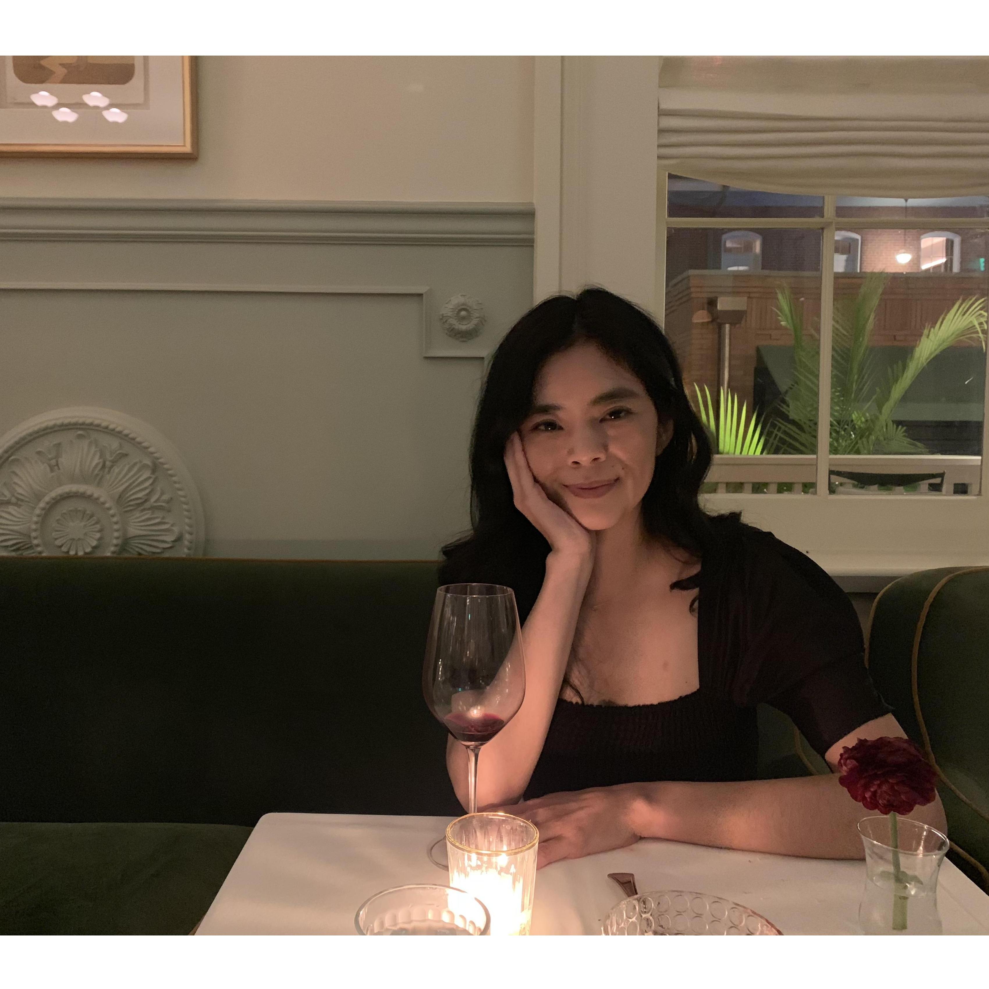 Dinner at Hotel St. Vincent, New Orleans