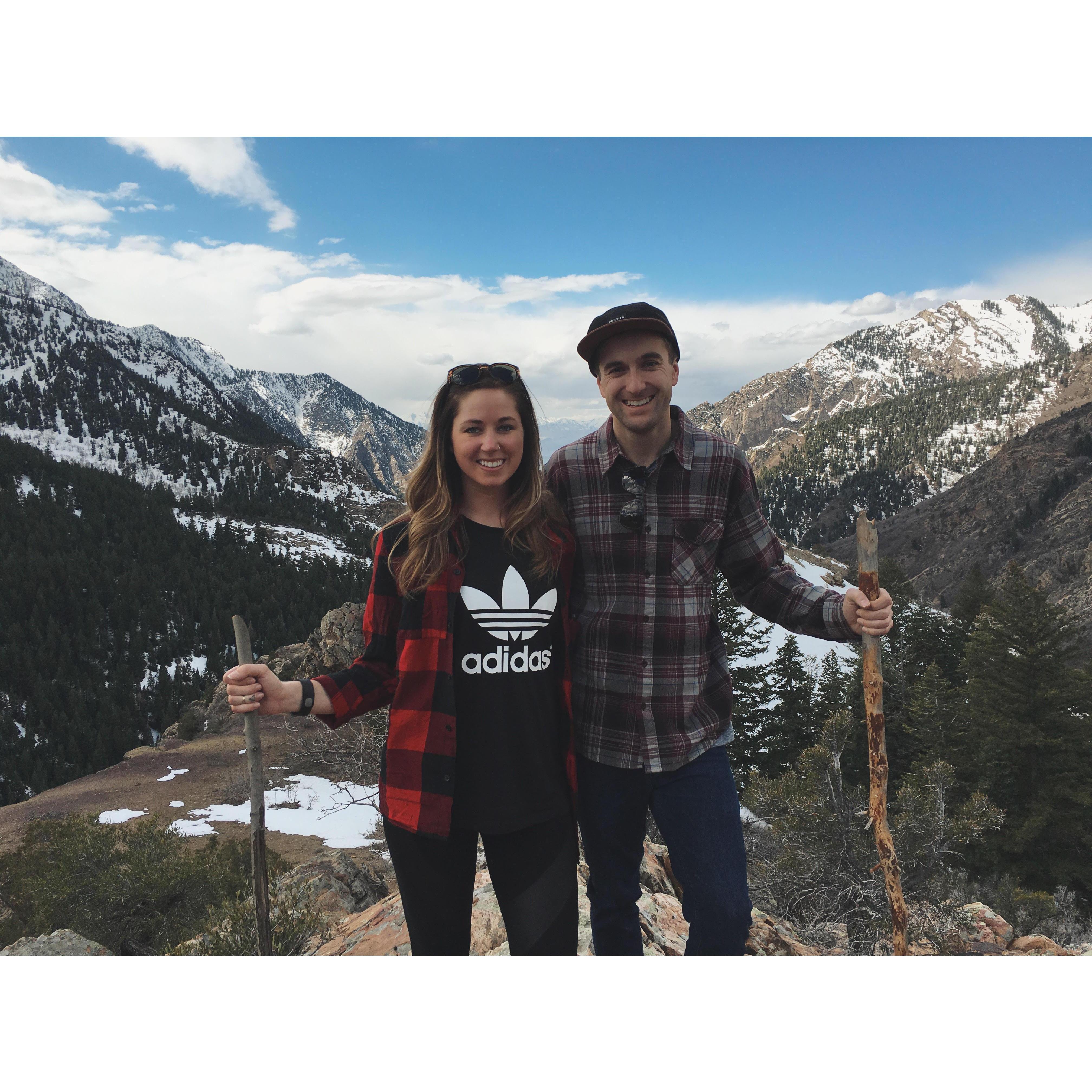 hiking in utah, one of the many reasons we love this state - endless trails and hikes
