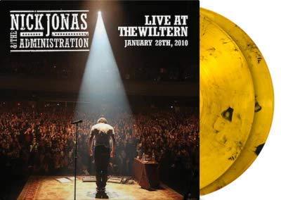 Live At The Wiltern January 28, 2010 - Exclusive Jonas Brothers Vinyl Club Deluxe Edition Translucent Gold With Black Smoke Colored 2x Vinyl LP (Only 1500 Copies Pressed)