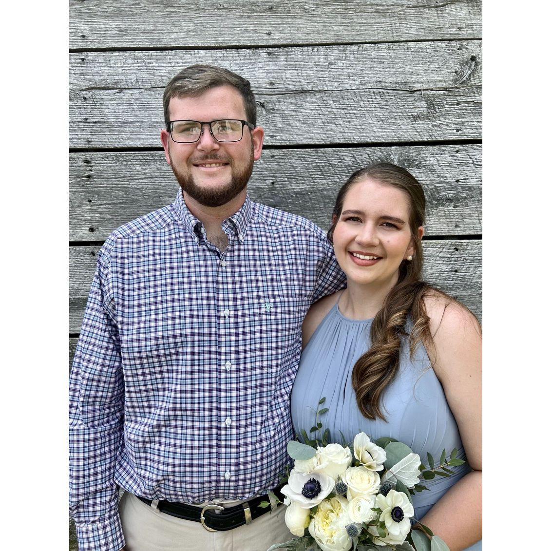 Isaac was Rebekah's plus one to one of her best friend's weddings
