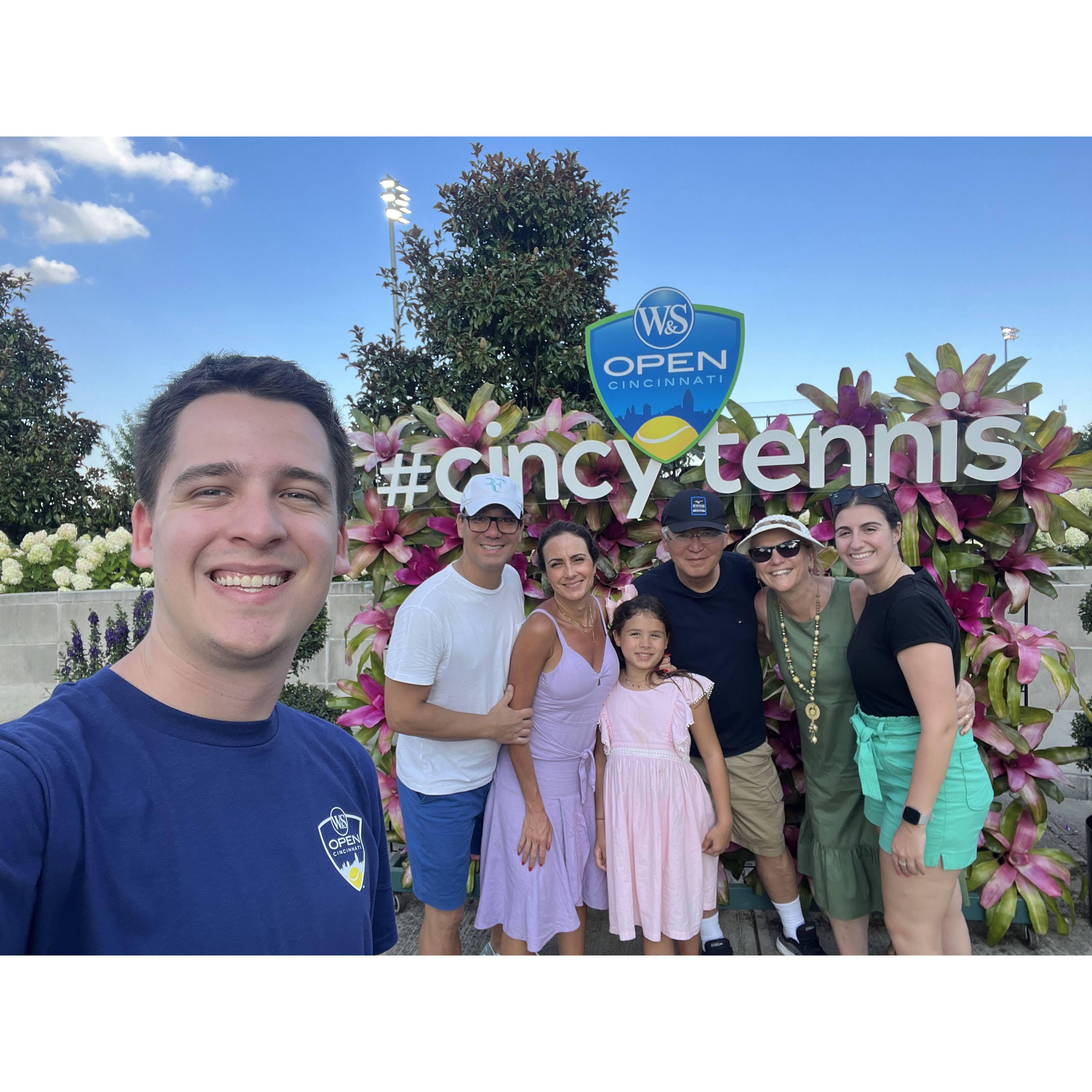 August 2022 - Our first tennis tournament with Pedro's family!