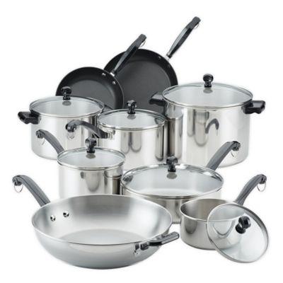 Farberware® Classic Series Stainless Steel 16-Piece Cookware Set