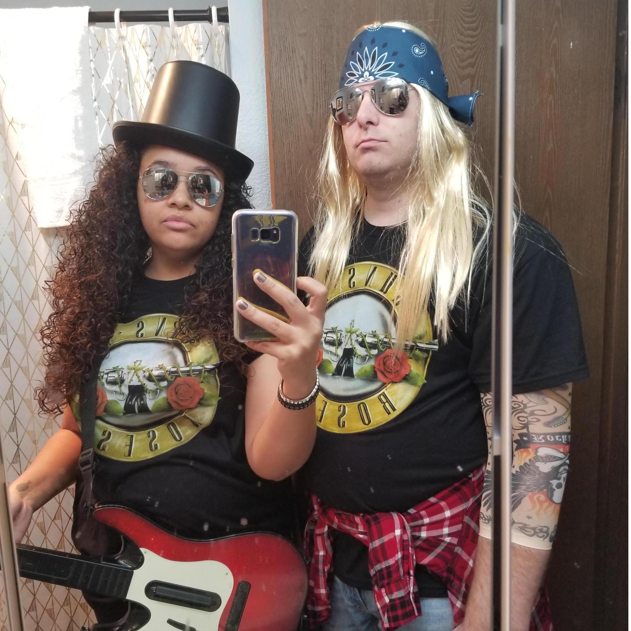Axl Rose and Slash - Halloween 2019