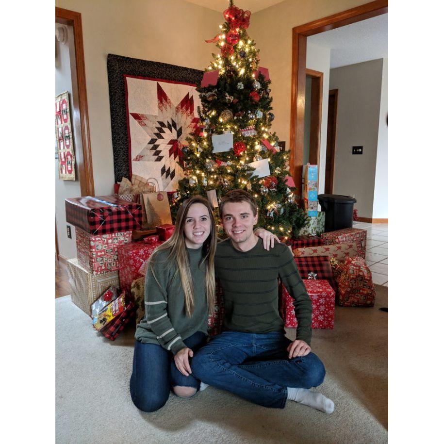 December 25, 2018 - First Christmas together in Fort Wayne