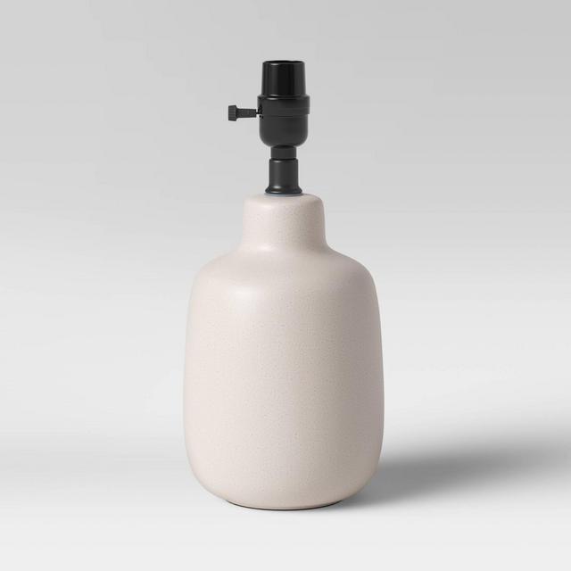 Small Casual Ceramic Lamp Base White - Threshold™