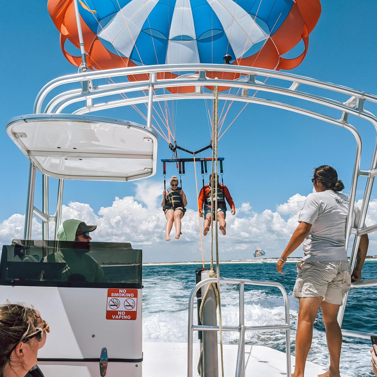 First time parasailing