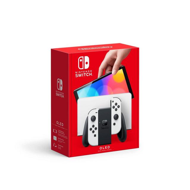 Nintendo Switch (OLED Model)with White Joy-Con