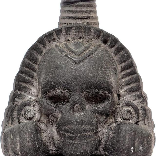 Screaming Aztec Death Whistle (Obsidian Black)