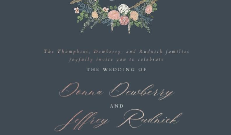 The Wedding Website of Donna Dewberry and Jeffrey Rudnick