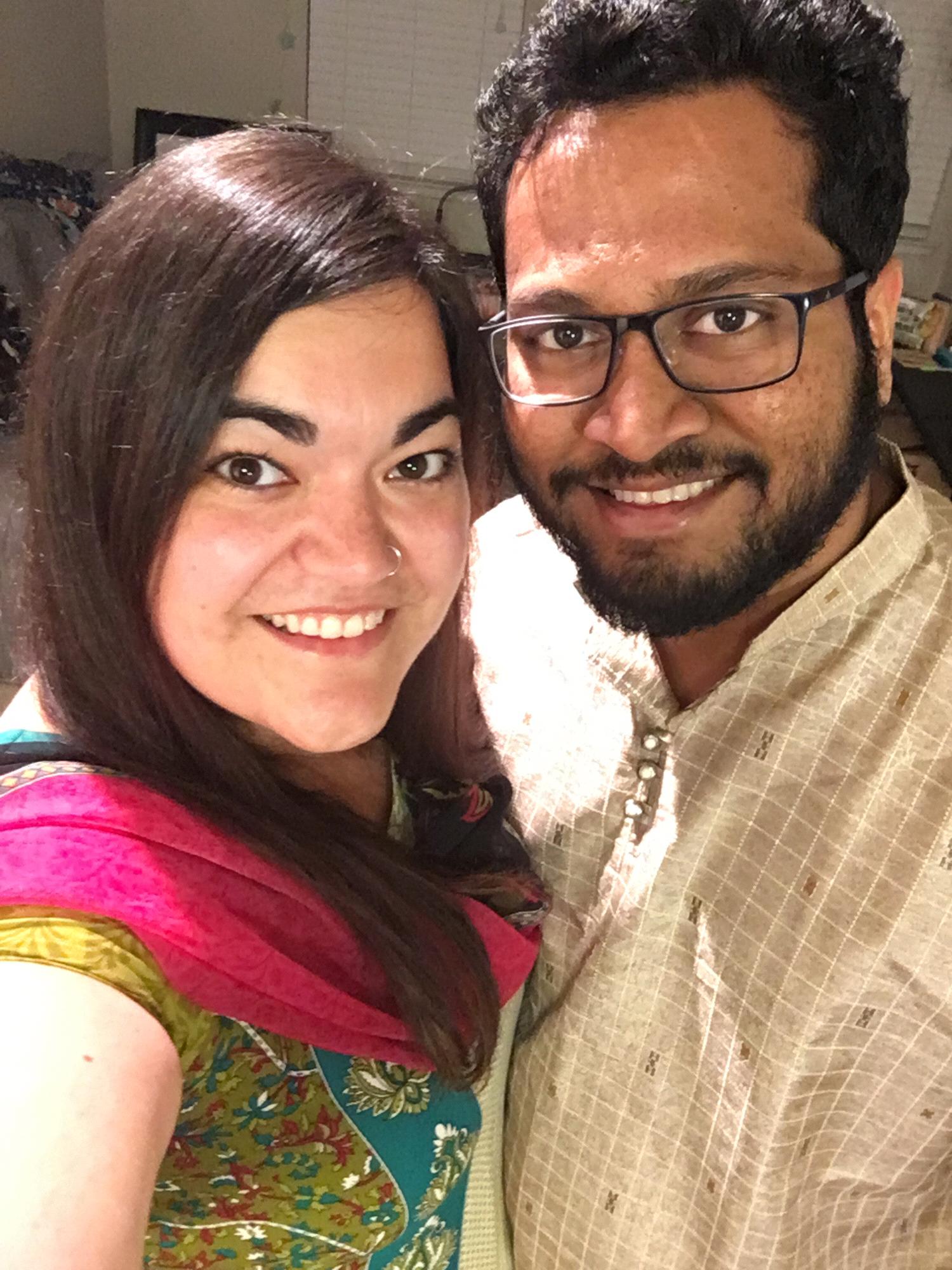 First Diwali celebration together - October 2017