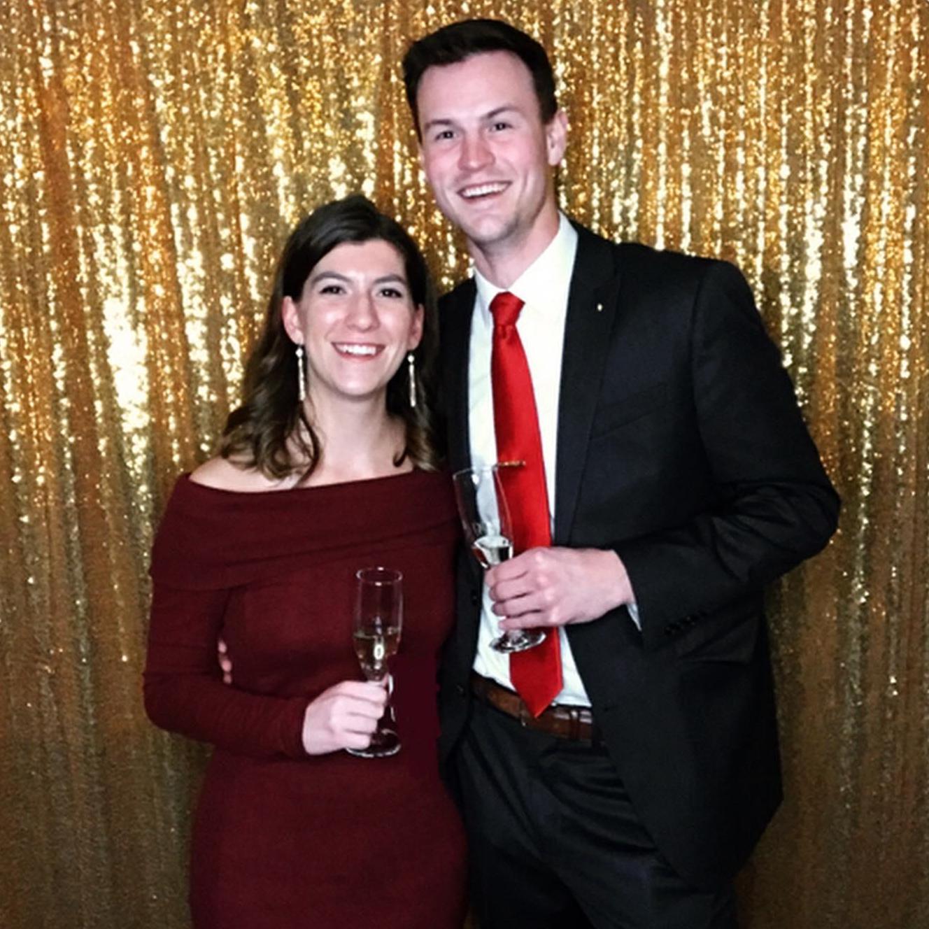 Celebrating at Amanda's first Protiviti Holiday Party!
