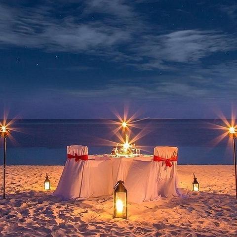Honeymoon Private Candlelight Dinner