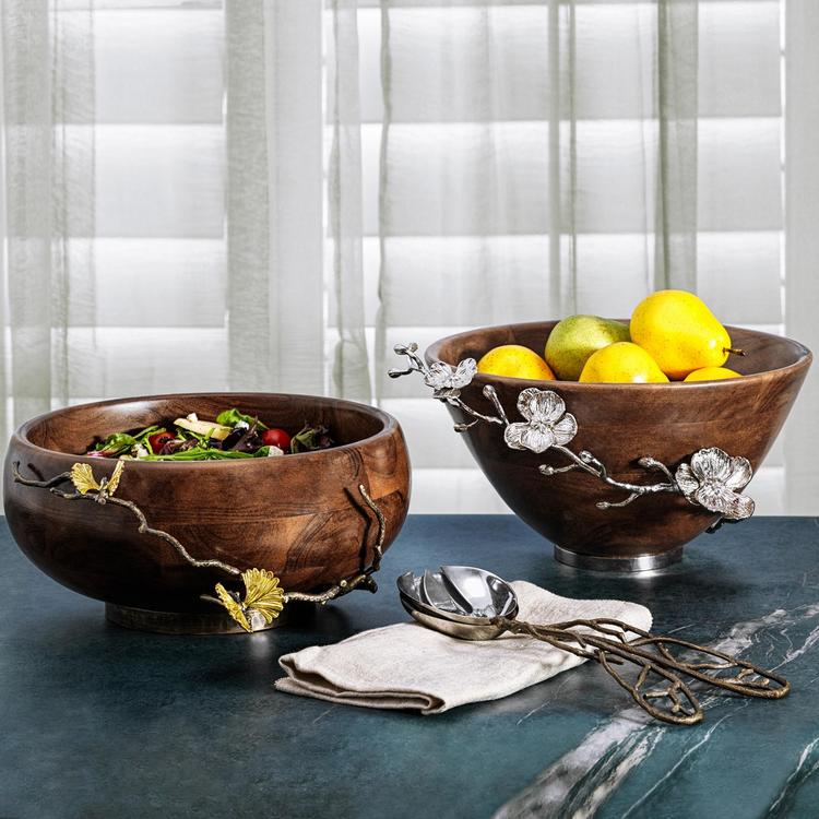 Michael Aram, Orchid Wood Salad Bowl | Zola