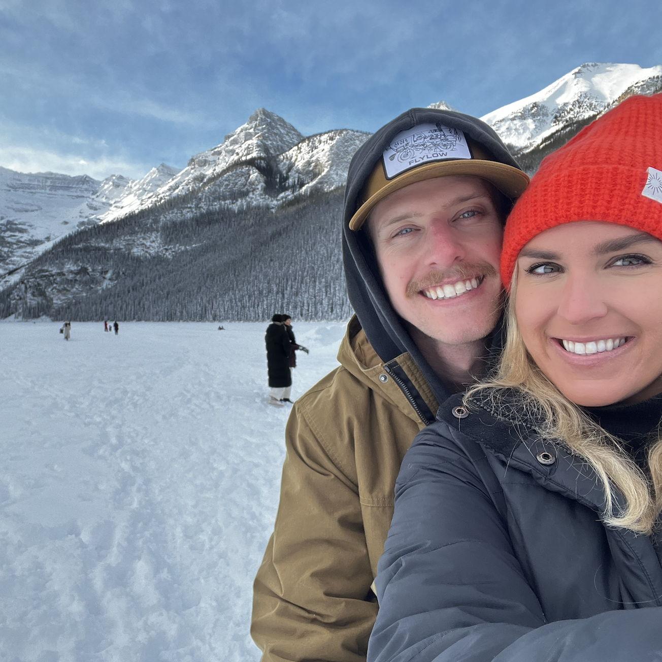 December 2022: Lake Louis, Banff during our Powder Highway road trip