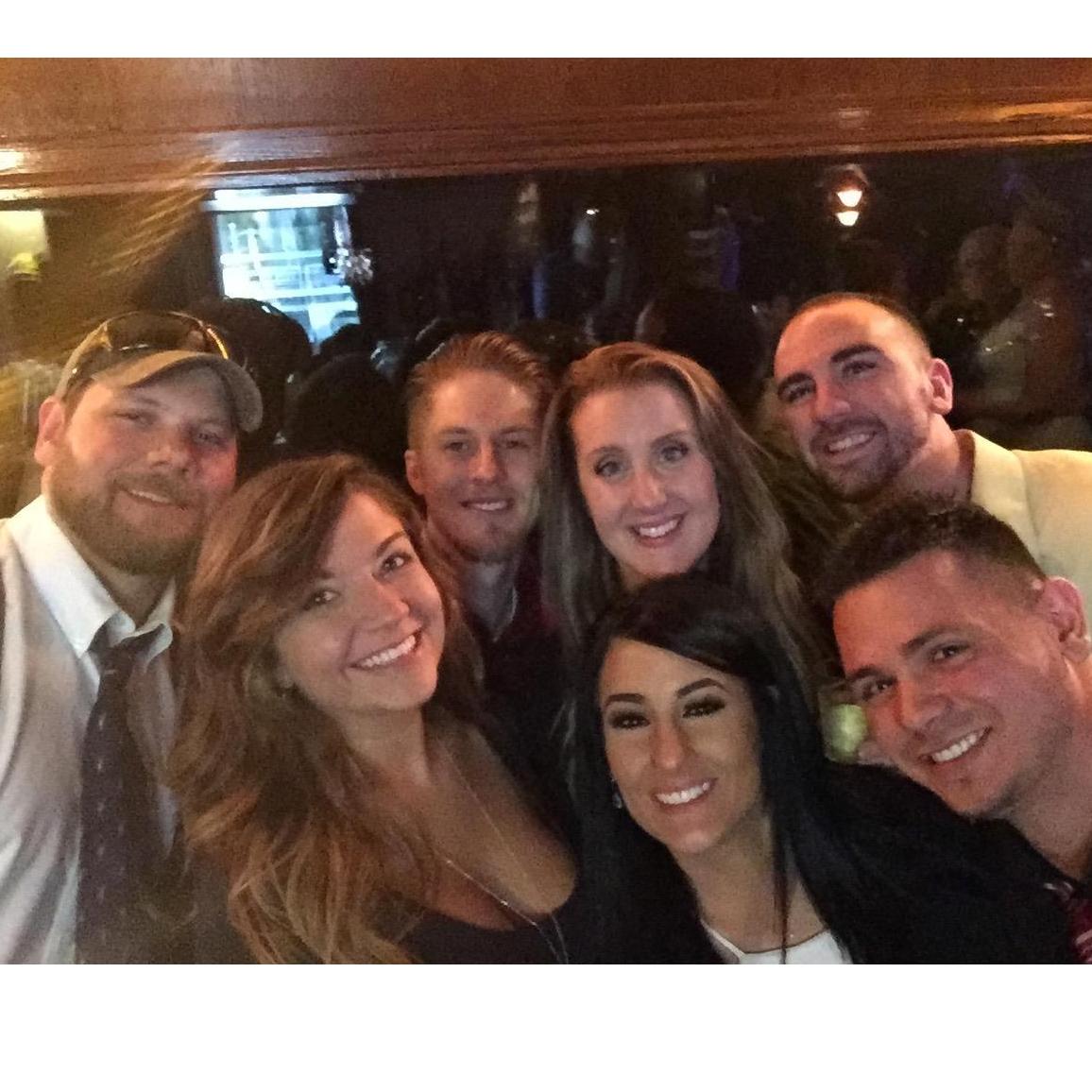The first wedding we attended was Ryan's groomsman's, Josh's, sister Angi's, wedding.