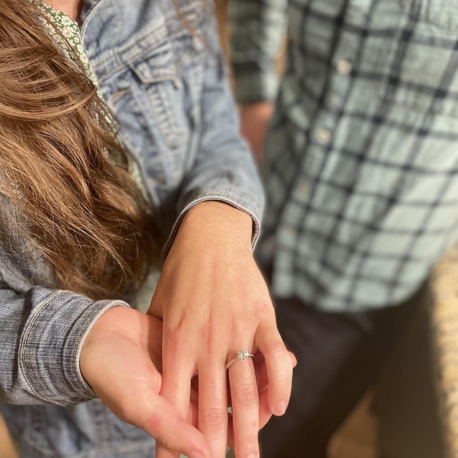 I had absolute no idea what I was doing when I searched for the perfect ring. I relied on the Lord. He sent me Saint Joseph to help (Josephs Jewelers) & guided me toward this simple, elegant ring.