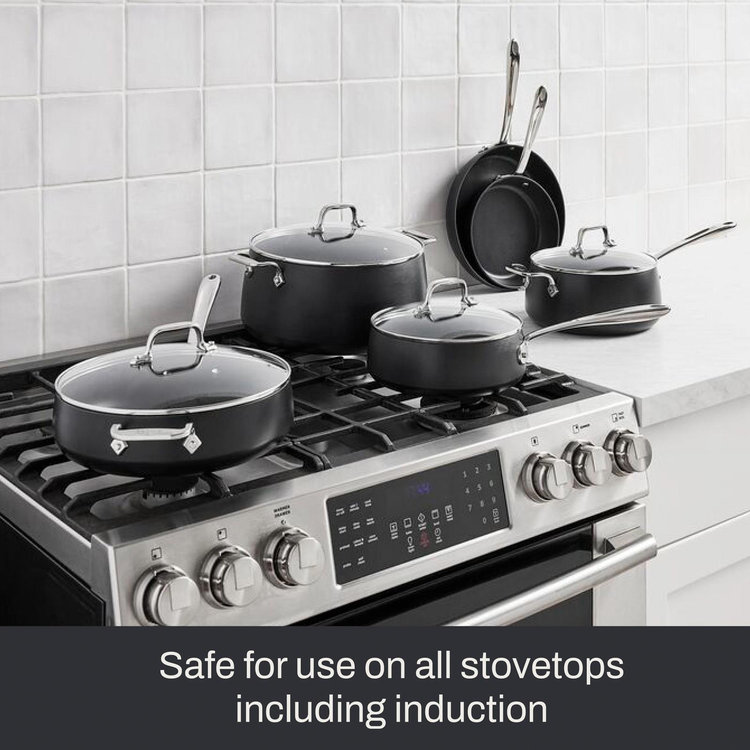 All-Clad, HA1 Expert Hard Anodized Nonstick 10-Piece Cookware Set