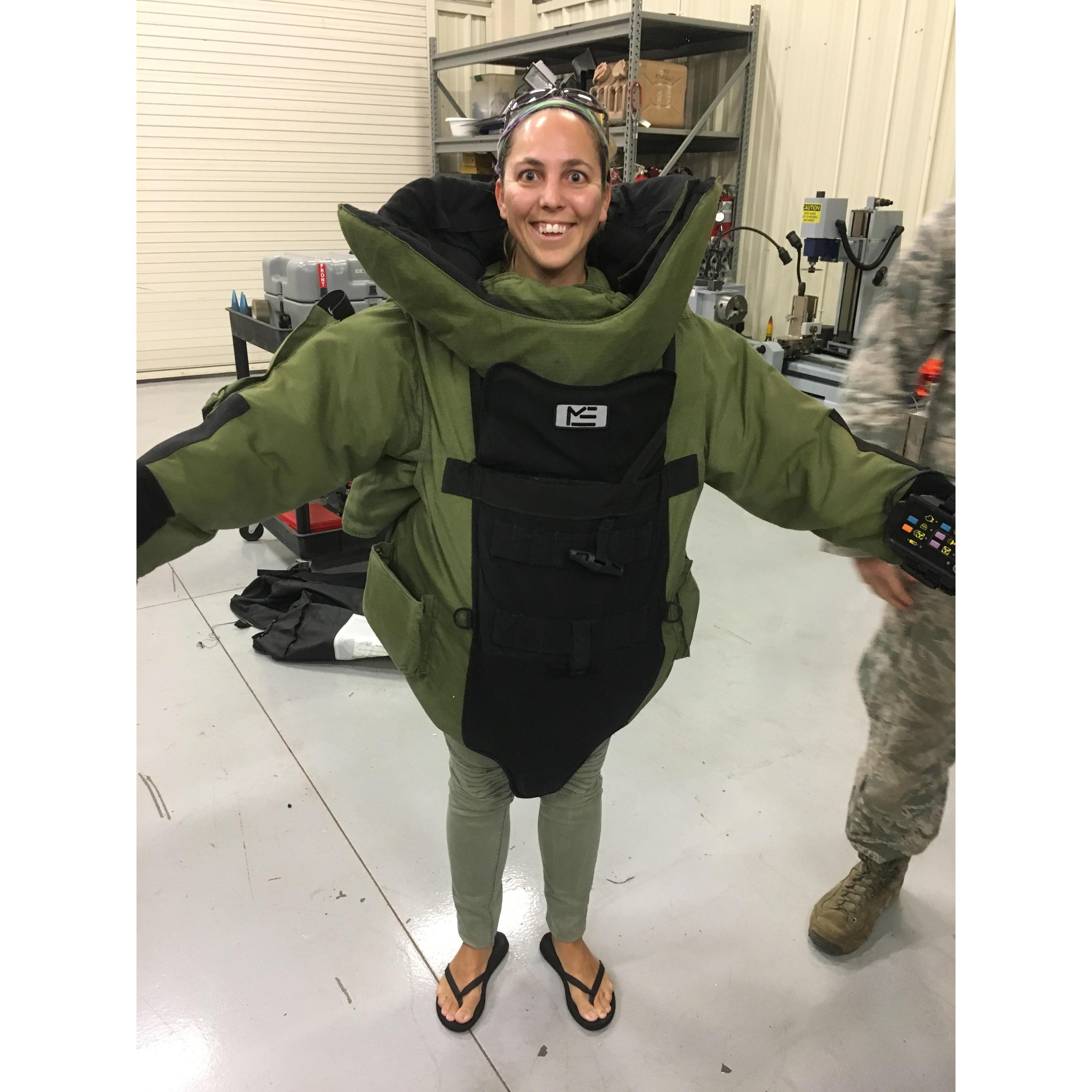 Lauren joins the EOD squad out of Eglin AFB FL. Thanks Paul Havens and the team for showing us the ropes!