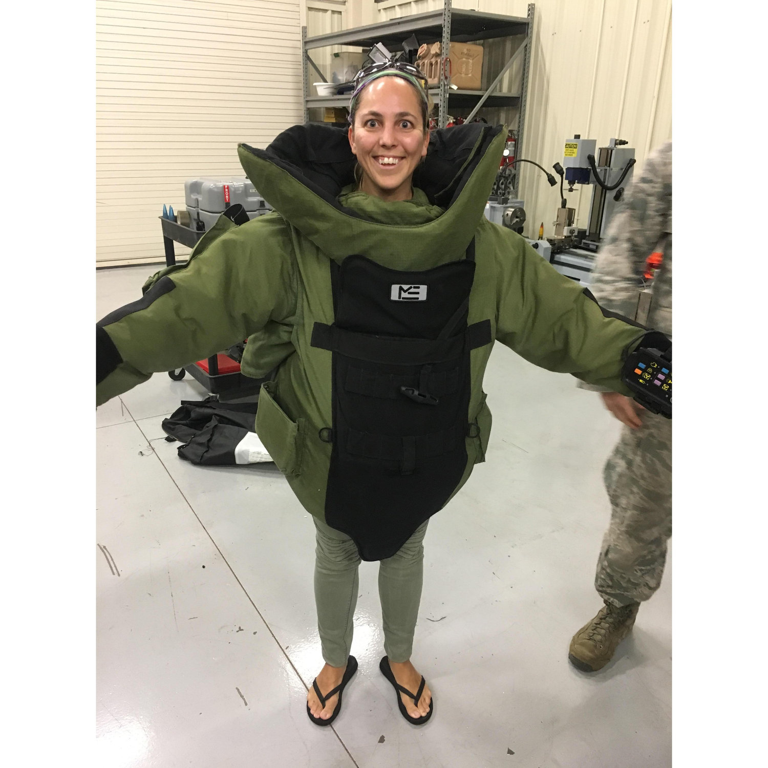 Lauren joins the EOD squad out of Eglin AFB FL. Thanks Paul Havens and the team for showing us the ropes!